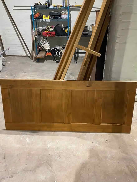 Photo of free Very solid queen wood bed frame (Takoma, Washington DC) #1