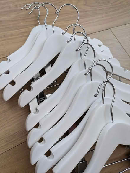 Photo of free 10 wooden children's hangers (KT15) #2