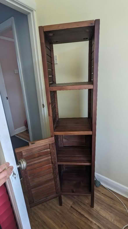 Photo of free Mahogany bathroom cabinet (Woodley, Stockport, SK6) #2