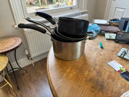 Photo of free Set of saucepans (Central Tonbridge TN9) #1