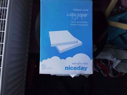 Photo of free Ream (500 sheets) of white photocopying paper (Coggeshall CO6) #1