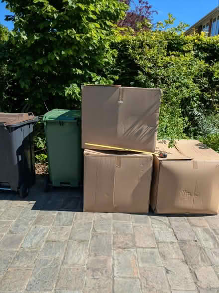 Photo of free BIG cardboard boxes X 3 (Horsell, Woking GU21 4) #1