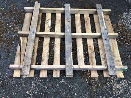 Photo of free 2 x wooden MF pallets (Beaconsfield HP9) #4