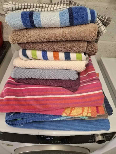Photo of free Bundle of Used Clean Towels (Peachcroft OX14) #1