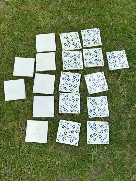Photo of free Tiles - plain and patterned (GL53) #1
