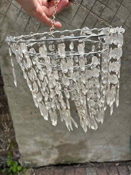 Photo of free ‘Crystal’ lampshades & wall lights (Gosport town PO12) #1