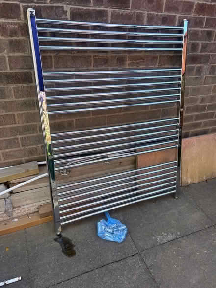 Photo of free Large towel radiator complete (LE6 Groby Leicester) #1