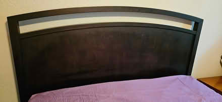 Photo of free Pottery Barn bed frame (w/o slats) (Near Treat and Oak Grove) #2