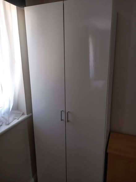 Photo of free Large glossy white wardrobe (Colchester CO1) #1