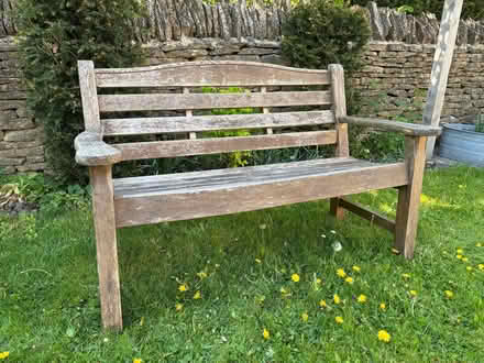 Photo of free Wooden garden bench (Bowbridge GL5) #1