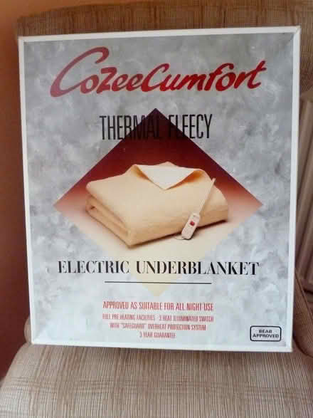 Photo of free Electric fleecy underblanket for Double bed. (Cronkinson Farm CW5) #1