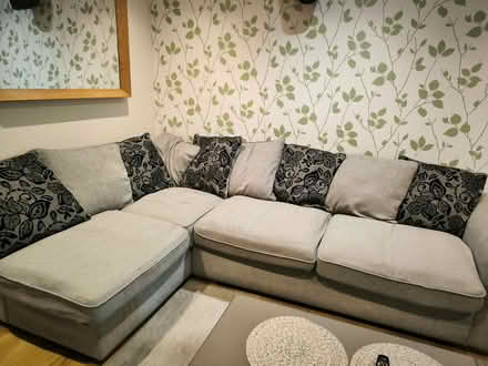 Photo of free Corner sofa 280x175cm, damage at the back. (Greater Leys OX4) #1