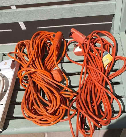 Photo of free 2 long mower/strimmer cables (Bolton le Sands LA5) #1