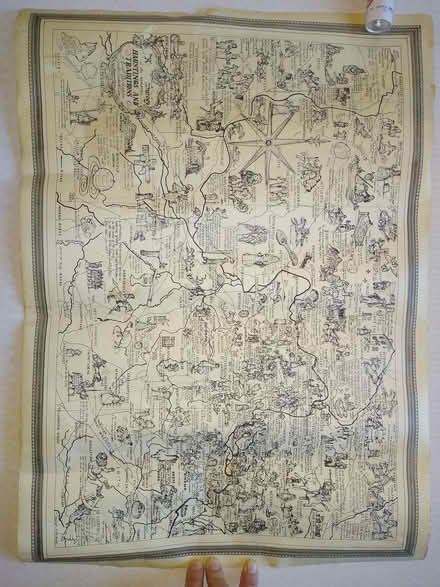 Photo of free Decorative map, east Berkshire, south Buckinghamshire & Oxon (Highway SL6) #1