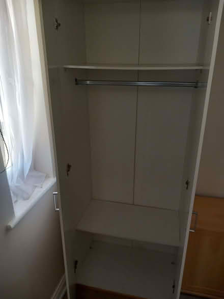 Photo of free Large glossy white wardrobe (Colchester CO1) #2