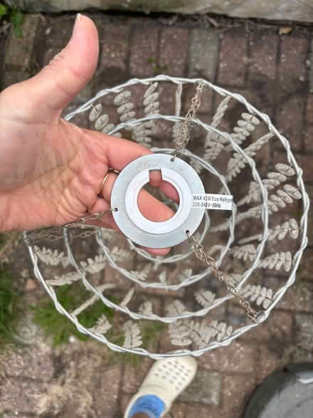 Photo of free ‘Crystal’ lampshades & wall lights (Gosport town PO12) #2