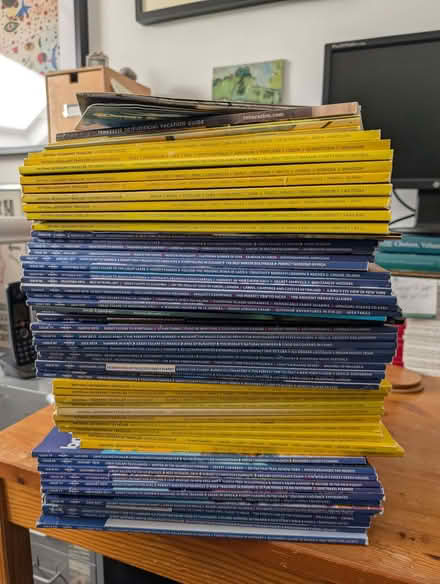 Photo of free National Geographic Traveller & Lonely Planet magazines (Donnington Bridge OX4) #1