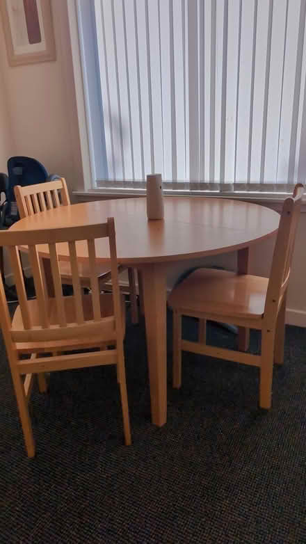 Photo of free 4 piece dinning table (EH13) #2