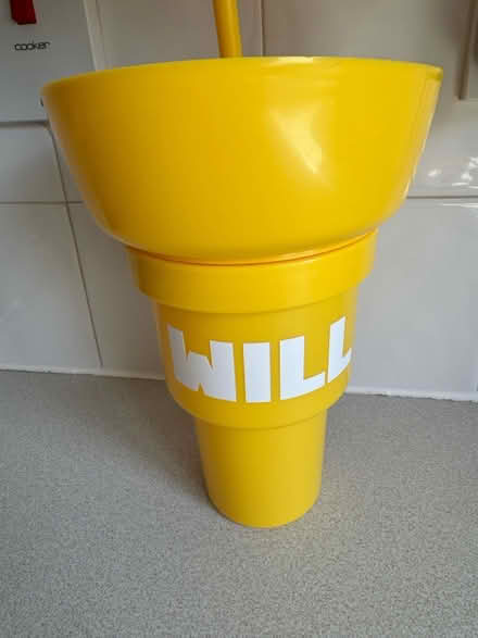 Photo of free cup bowl straw set (GL3) #1