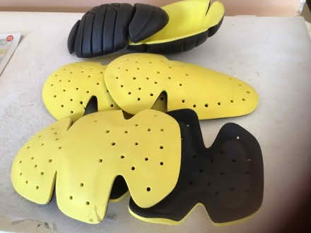 Photo of free Motorcycle riders shoulder and knee protection inserts. (Presteigne LD8) #1