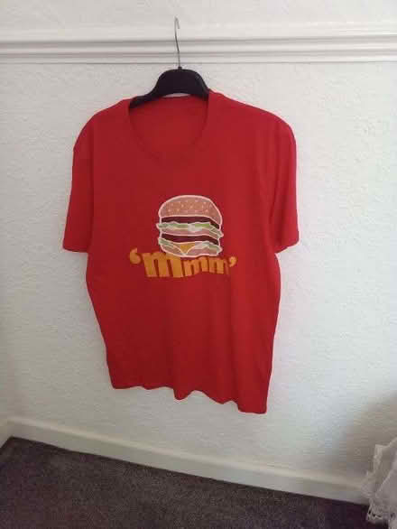 Photo of free 40 Brand New Organic Anthem Brand Cotton Unisex Adults Red T (Gidlow WN6) #1