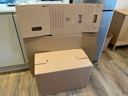 Photo of free IKEA storage/moving boxes x7 (Sutton) #1