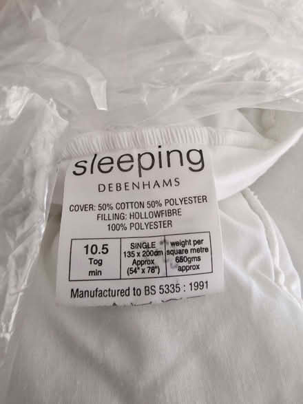 Photo of free Single quilt 10.5 tog (Skipton BD23) #1