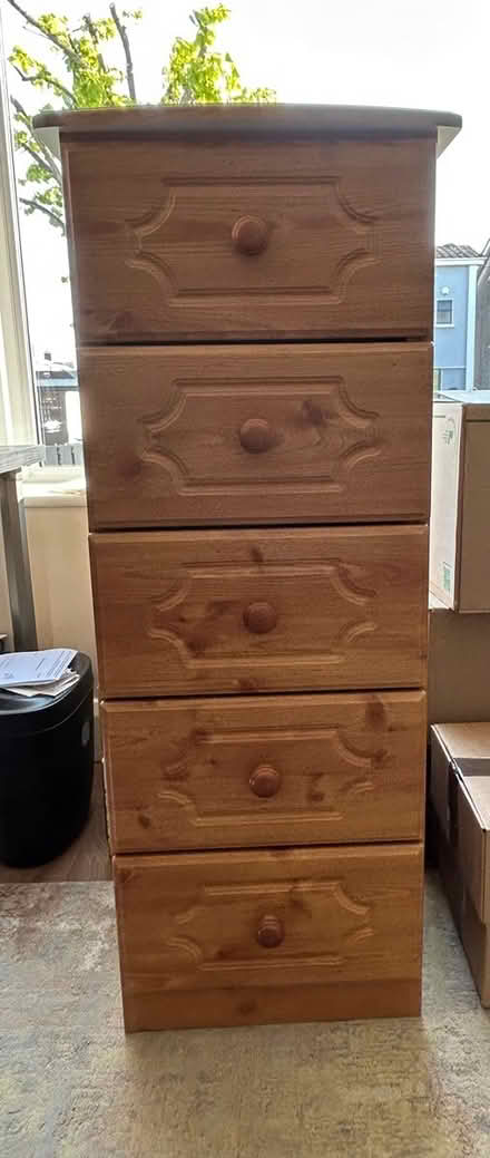 Photo of free 5 drawer tall boy (Dublin 9) #2