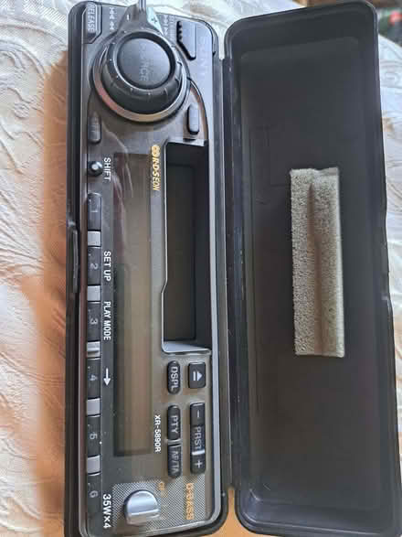 Photo of free Sony car radio in case - never used. Clip in type (Tuebrook L6) #1