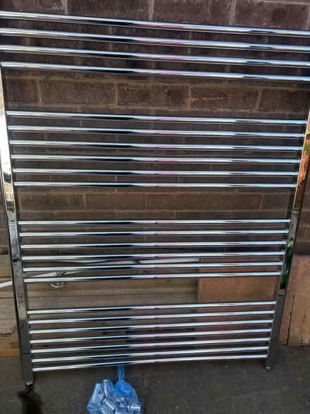 Photo of free Large towel radiator complete (LE6 Groby Leicester) #2