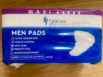 Photo of free Men’s Pads (2 packs) (Cropston LE7) #1