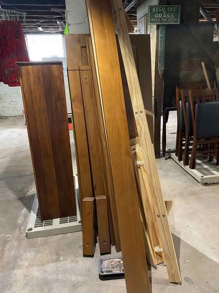 Photo of free Very solid queen wood bed frame (Takoma, Washington DC) #2