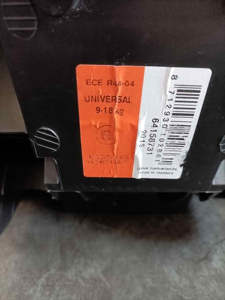 Photo of free Car seat (Bishop's Tachbrook CV33) #3