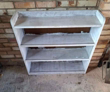Photo of free Oak Bookcase for restoration or upcycling (Reydon IP18) #1