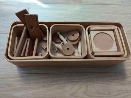 Photo of free Wooden pieces child creative play (KT15) #1