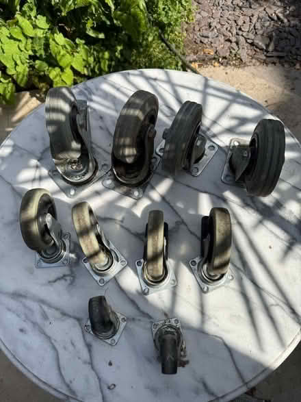 Photo of free 10 Castor Wheels - for furniture trolleys etc.. (Brixton Hill SW2) #2