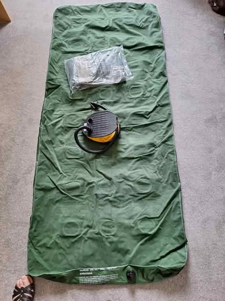 Photo of free 2 Air beds and a foot pump (Burgess Hill town centre) #1