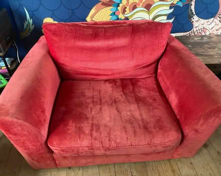 Photo of free Red next armchair (Wadsley S6) #3