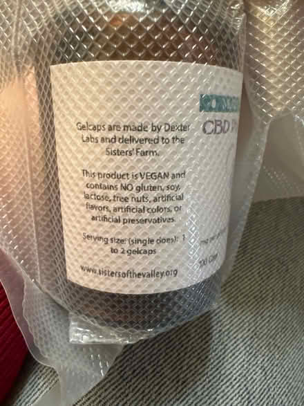 Photo of free Unopened CBD Plus Gelcaps (North San Leandro) #3