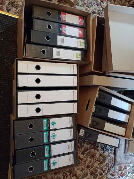 Photo of free 4 archive boxes each of 4 box files (Nailsea BS48) #1