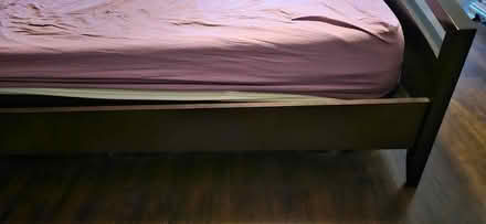 Photo of free Pottery Barn bed frame (w/o slats) (Near Treat and Oak Grove) #4