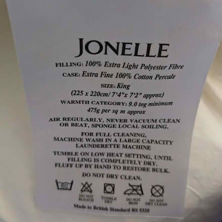 Photo of free King size duvet for double bed (Linslade LU7) #1