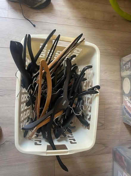 Photo of free Laundry basket and lots of hangers (Kentwood RG30) #1