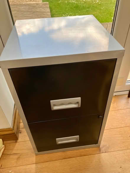 Photo of free 2 drawer metal filing cabinet (Cookley DY10) #1