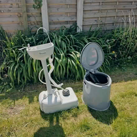 Photo of free Camping loo and wash basin with underneath water tank. (Scotforth LA1) #2