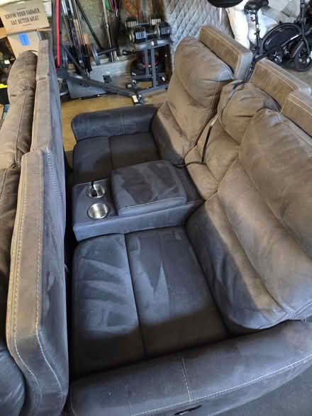 Photo of free 3 seater and 2 seater recliner sofa (La Mesa) #1