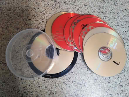 Photo of free Stack of rewritable DVDs (fg) (Enfield EN1) #1