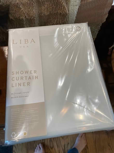 Photo of free New clear shower curtain liners (skokie) #1