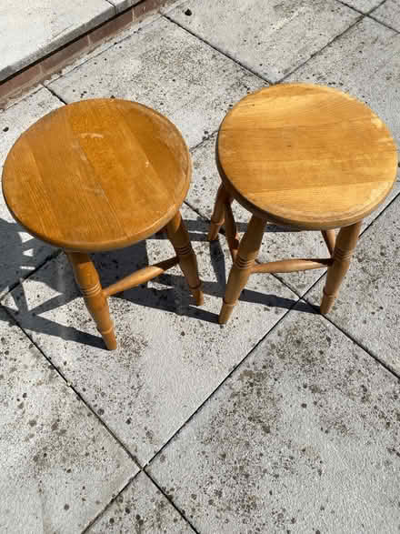 Photo of free Two pine stools (Hitchin SG4) #1