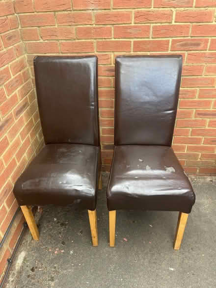 Photo of free 2 dining chairs (Cawston CV22) #1